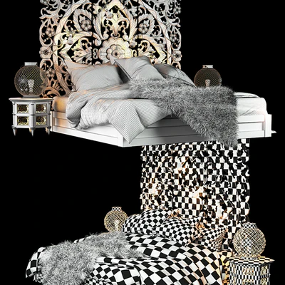Bed in oriental style — Ver 3