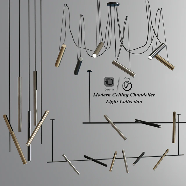 Modern Ceiling Led Chandelier Light Collection — Скачать
