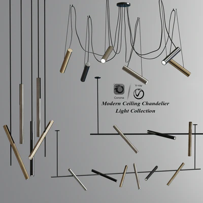 Modern Ceiling Led Chandelier Light Collection — Вид 1
