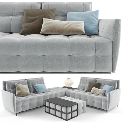 Poliform Sofa Set Gray — Ver 1
