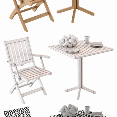 WINDSOR Chair and Table By Solpuri — Ver 3