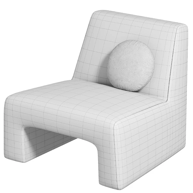 Dario Green Boucle Accent Chair by cb2, armchairs — Descargar
