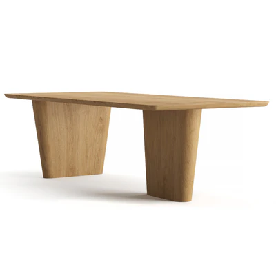 RH Dalia Rectangular Dining Table — Ver 4