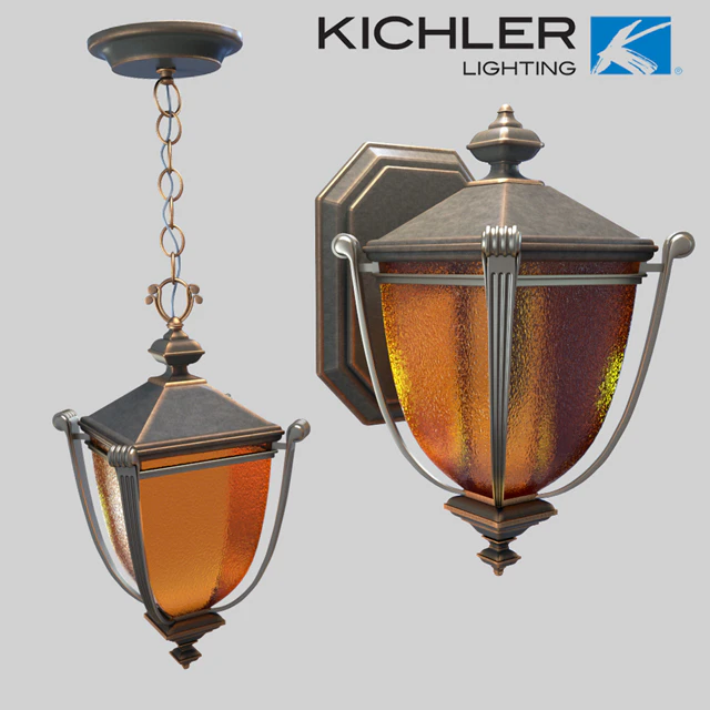 KICHLER LIGHTING 49106RZ WARNER PARK — Скачать