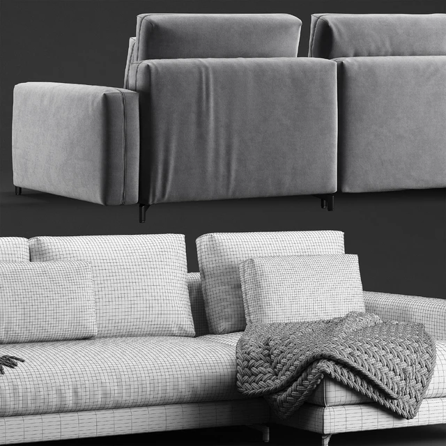 Rolf Benz  007 Nuvola sofa set — Скачать