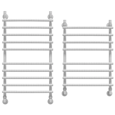 Water heated towel rail Dvin R primo — Ver 4