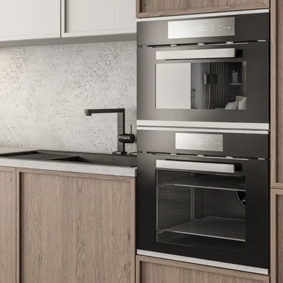 Kitchen Modern - White and Wood 44 — Ver 5