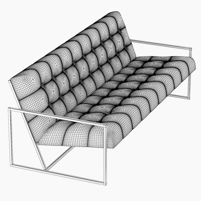 Navy Velvet Apartment Sofa — Descargar