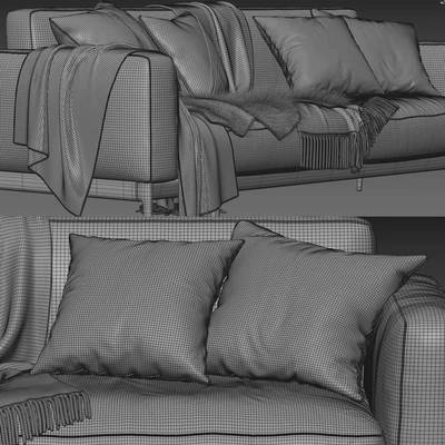 Flexform Romeo Compact Sofa — Ver 5