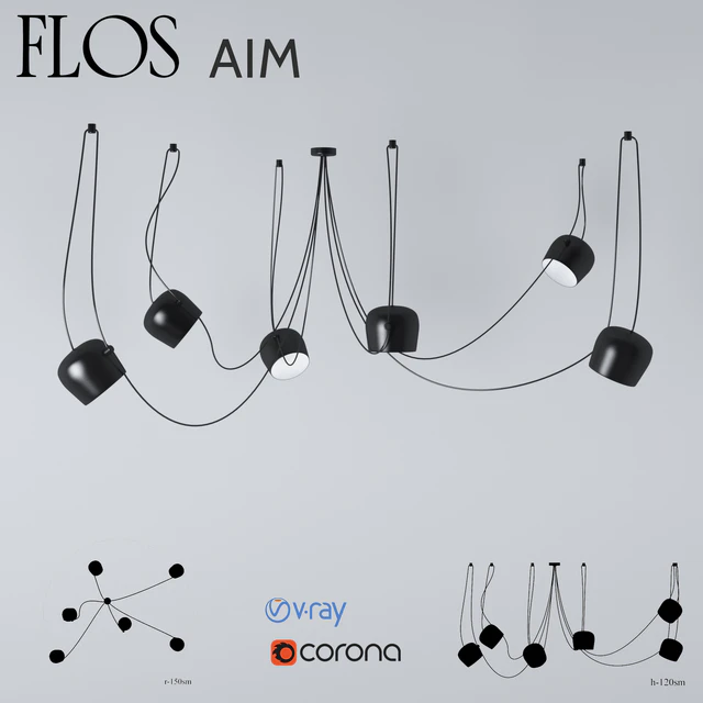 Flos Aim (6) designed by R. &amp; E. Bouroullec — Descargar