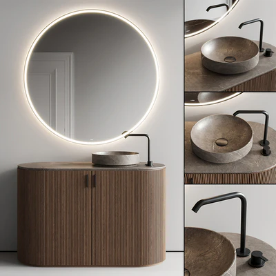 Inbani Grate Vanity Unit Set 10 — Ver 1