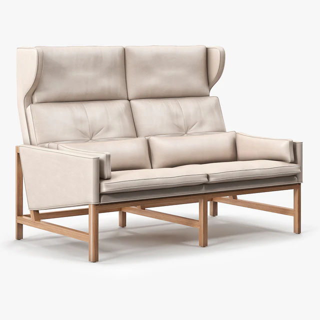 BassamFellows CB 522 Wing Back Settee — Descargar