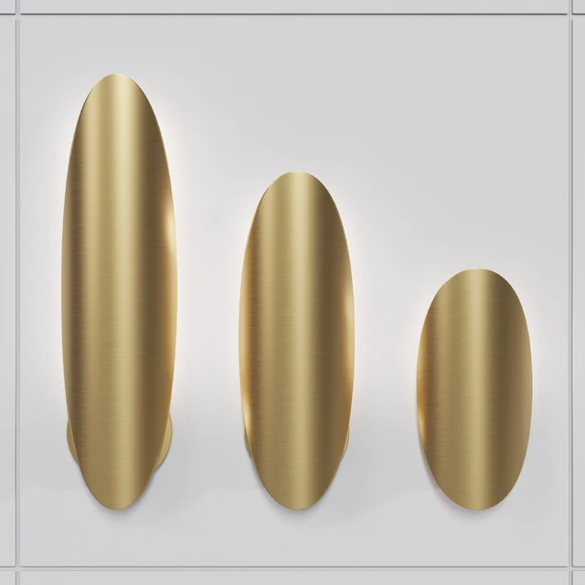 Brass wall lamp AMULET — Descargar