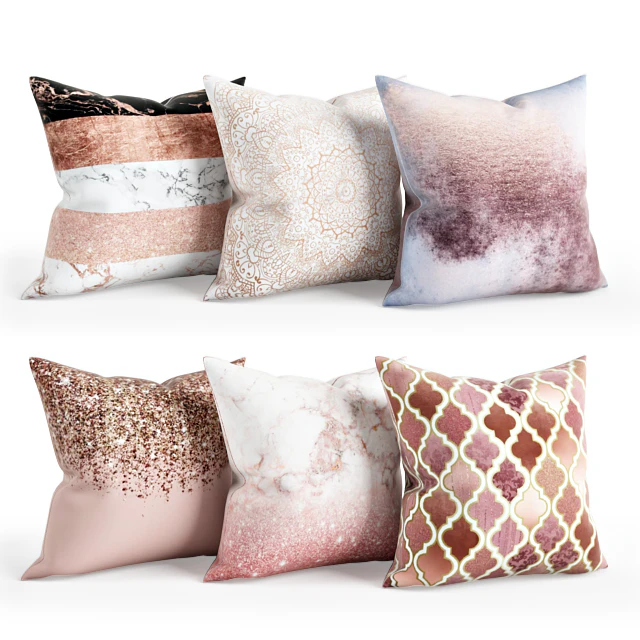 Rose Gold Pillow Set 002 — Скачать