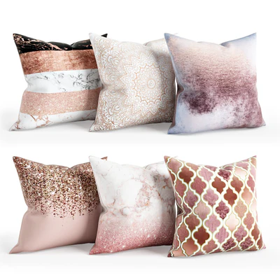 Rose Gold Pillow Set 002 — Скачать