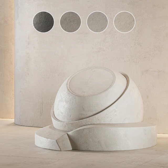 decorative plaster | Concrete set (seamless) | 02 — Descargar