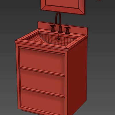 bezier powder vanity — Ver 3