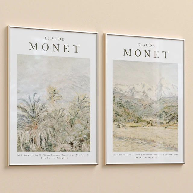 Monet Vintage Exhibition Poster P-610 — Скачать