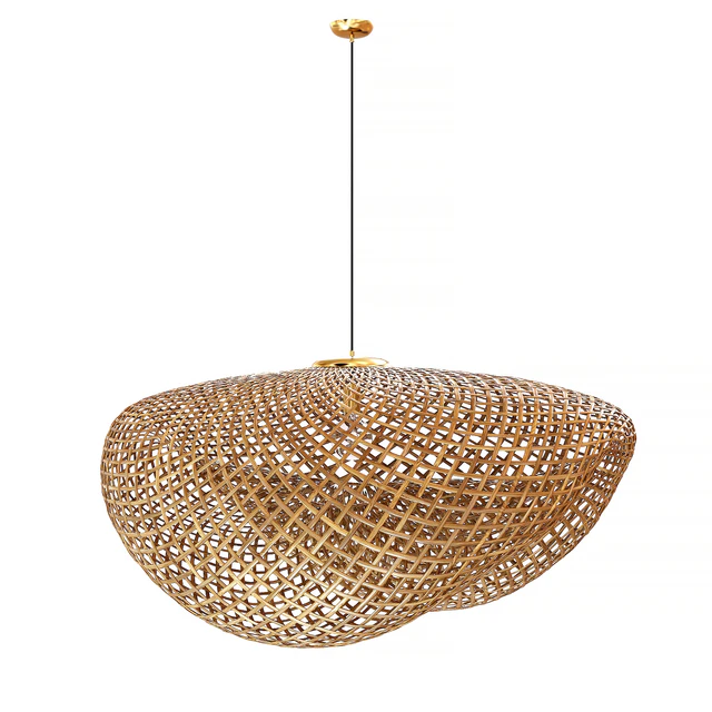 Vertigo Bamboo Rattan Pendant Lamp — Скачать