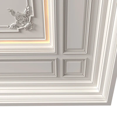 Потолок кессонный с подсветкой в стиле Ар-деко .Modern coffered illuminated ceiling — Вид 6