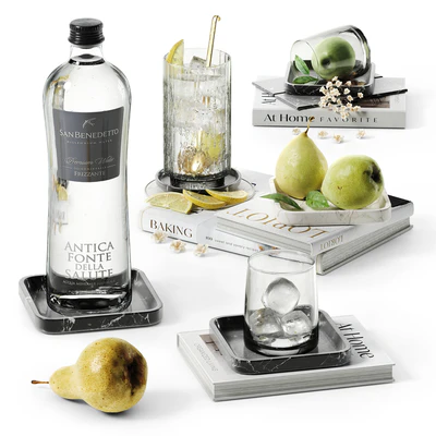 Decor set with water and pears stv005 — Ver 6