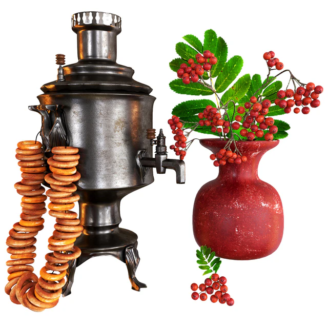 Samovar with bagels — Descargar