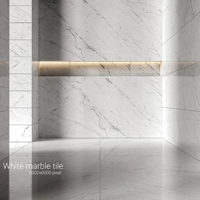 White marble tiles 5 — Скачать