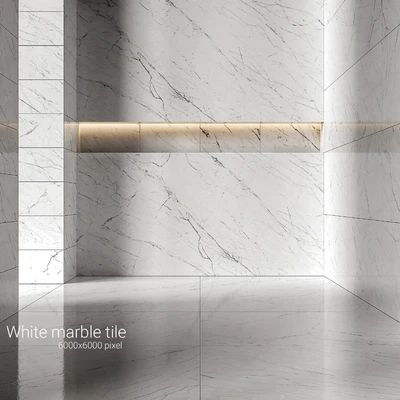 White marble tiles 5 — Вид 1