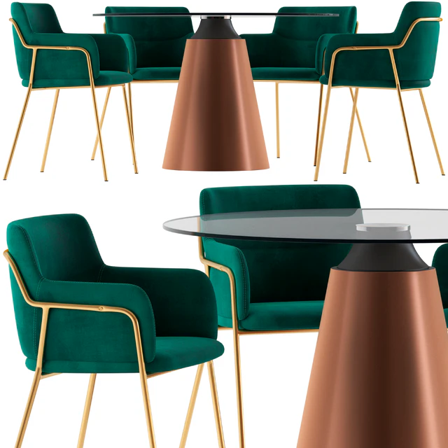 Cult Furniture Harriet Chair and Keys Road Designs Hattie Table — Descargar