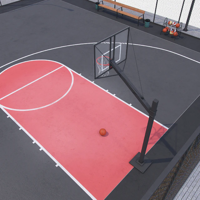 Basketball field — Descargar