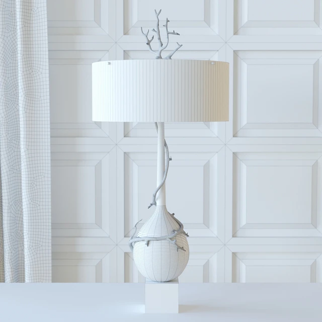 Twig Bulb Lamp-Brass — Скачать