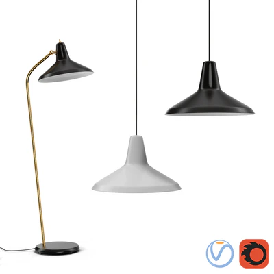 Gubi lampadaire G10 floor lamp — Ver 1