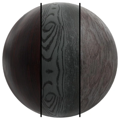 FB373 Super-embossed MDF Black wood - synchronize | 3 mat | PBR — descargar
