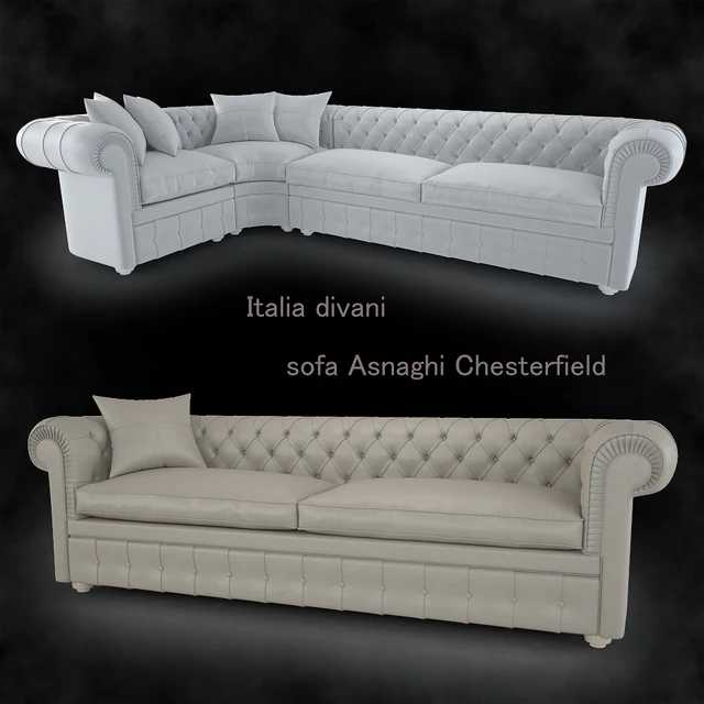 Asnaghi Chesterfield Sofa — Descargar