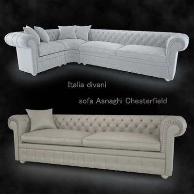 Asnaghi Chesterfield Sofa — Ver 1
