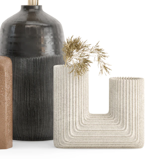 Dry plants 19 - Dried Plantset Pampas with Concrete vase — Descargar