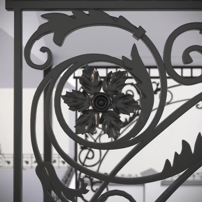 Forged elements for porch and fence — Ver 3
