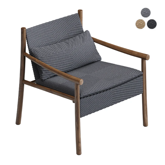 Armchair Arper Kata Japandi Style — Descargar