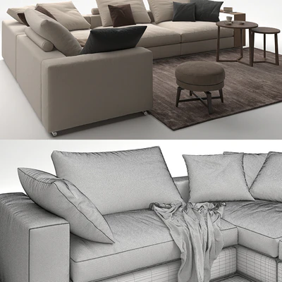 Sofa Flexform Groundpiece — Вид 3