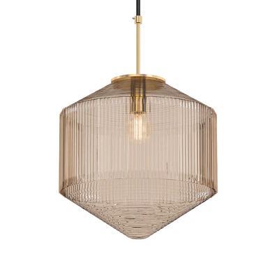 Clear Glass Pendant gold — Скачать