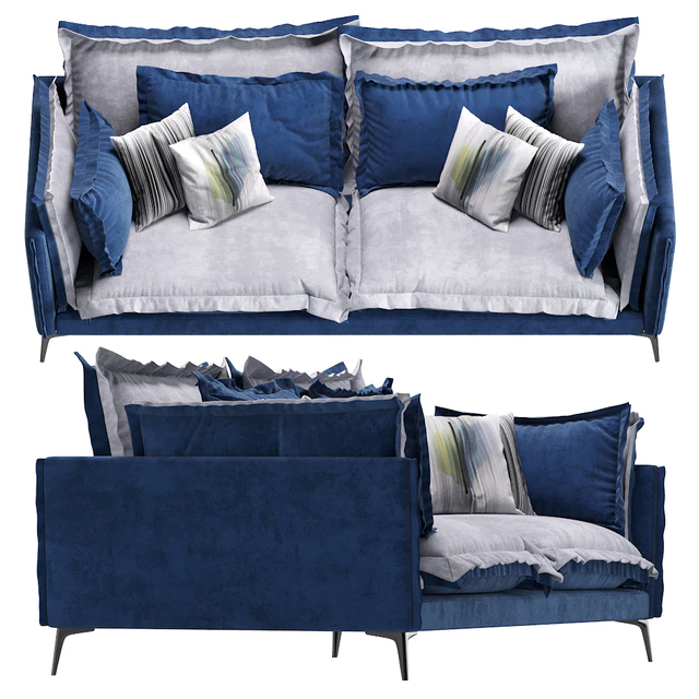 Arketipo Auto Reverse 2 Seater Velvet Sofa — Descargar
