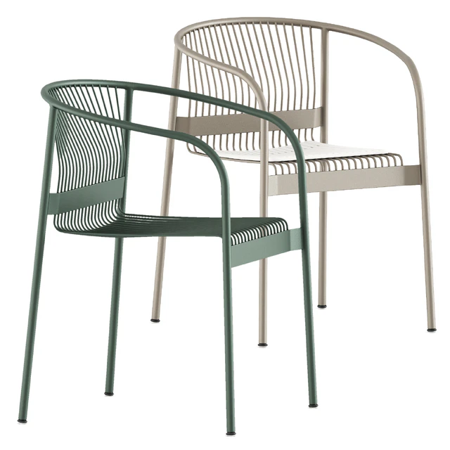 Velit chair by Plank and Fiore Outdoor table by Bebitalia — Descargar