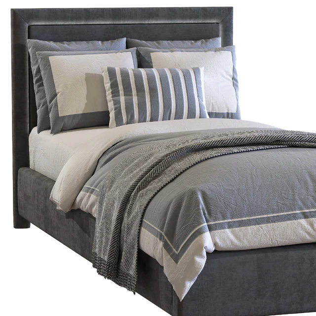 Кровать Contemporary Bed Frame 3 — Скачать