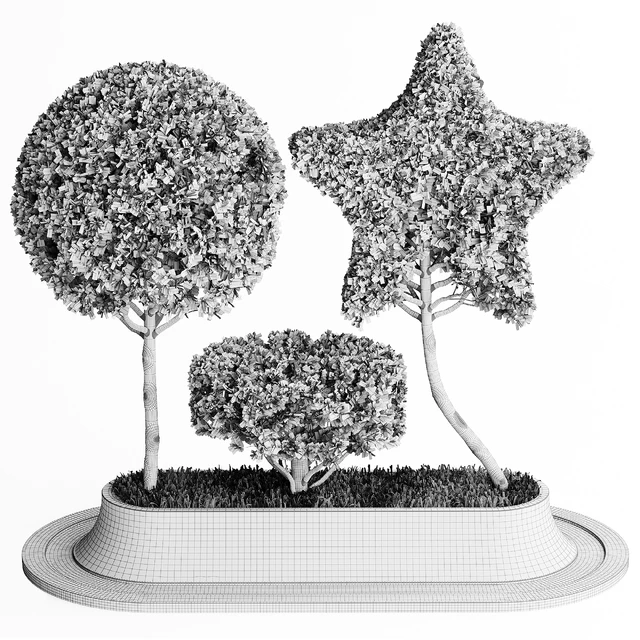 Topiary Trees 001 — Descargar