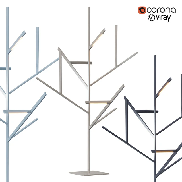 Blau Tree lamp set — Скачать