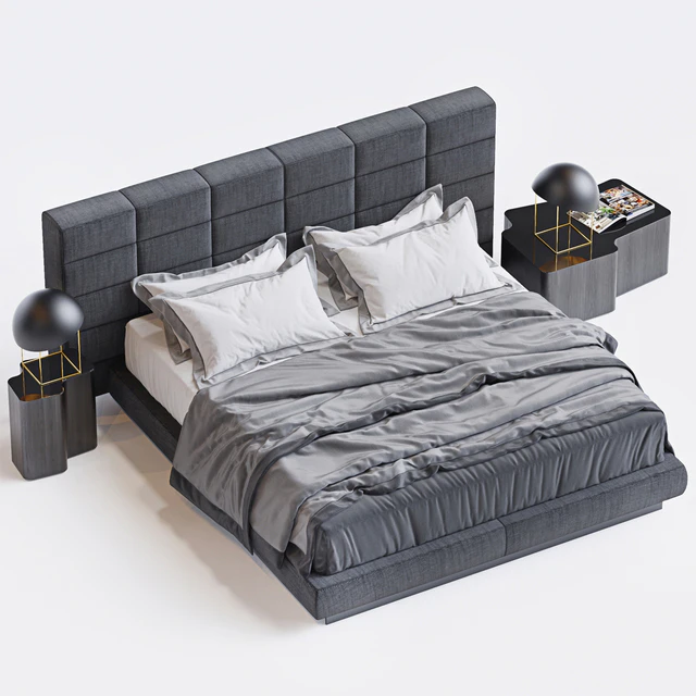 Bed by Minotti 2 — Скачать