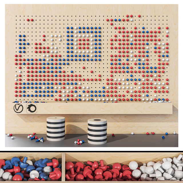 Wooden game board for nursery No. 2 — Descargar