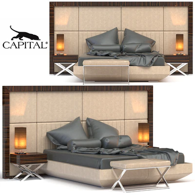 Bed Kimera Double Bed set by Capital (Atmosphera) — View 1