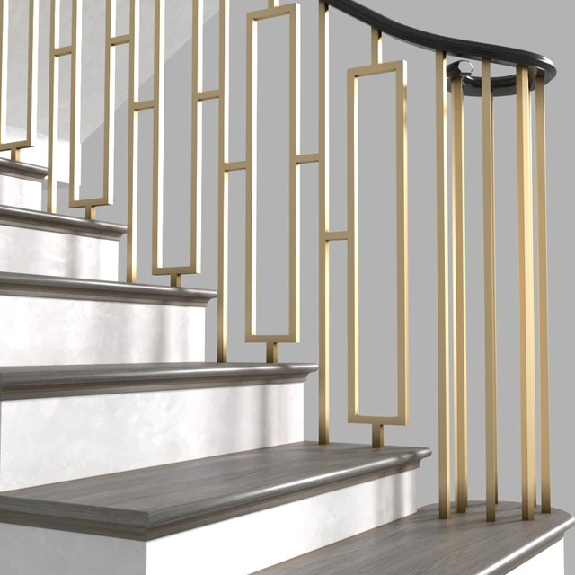 Modern staircase in Art Deco style. — Descargar