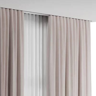 Curtains with tulle for the nursery — Ver 4